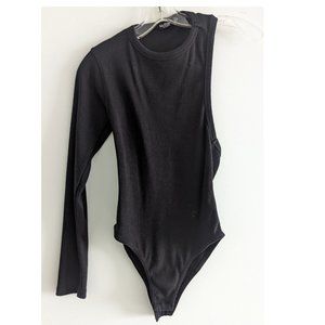 Asymmetrical ribbed body suit from Nasty Gal. Size 4.